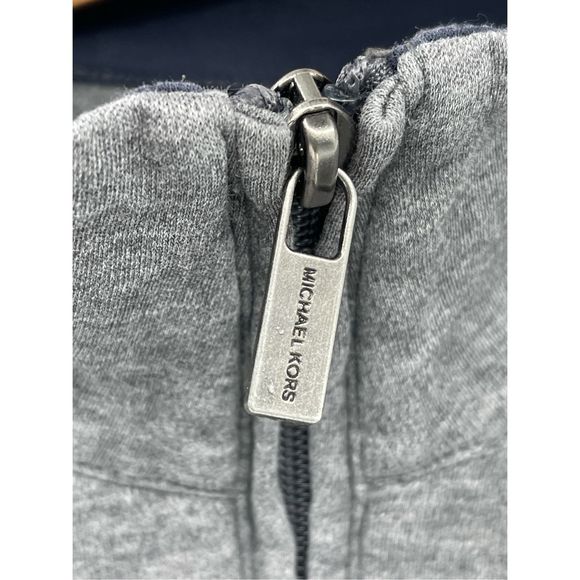Michael Kors Sweater 1/4 Zip‎ Men Small Gray Pullover Long Sleeve - Picture 10 of 11